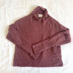 Aritzia cyprie cashmere sweater Maroon Sweater